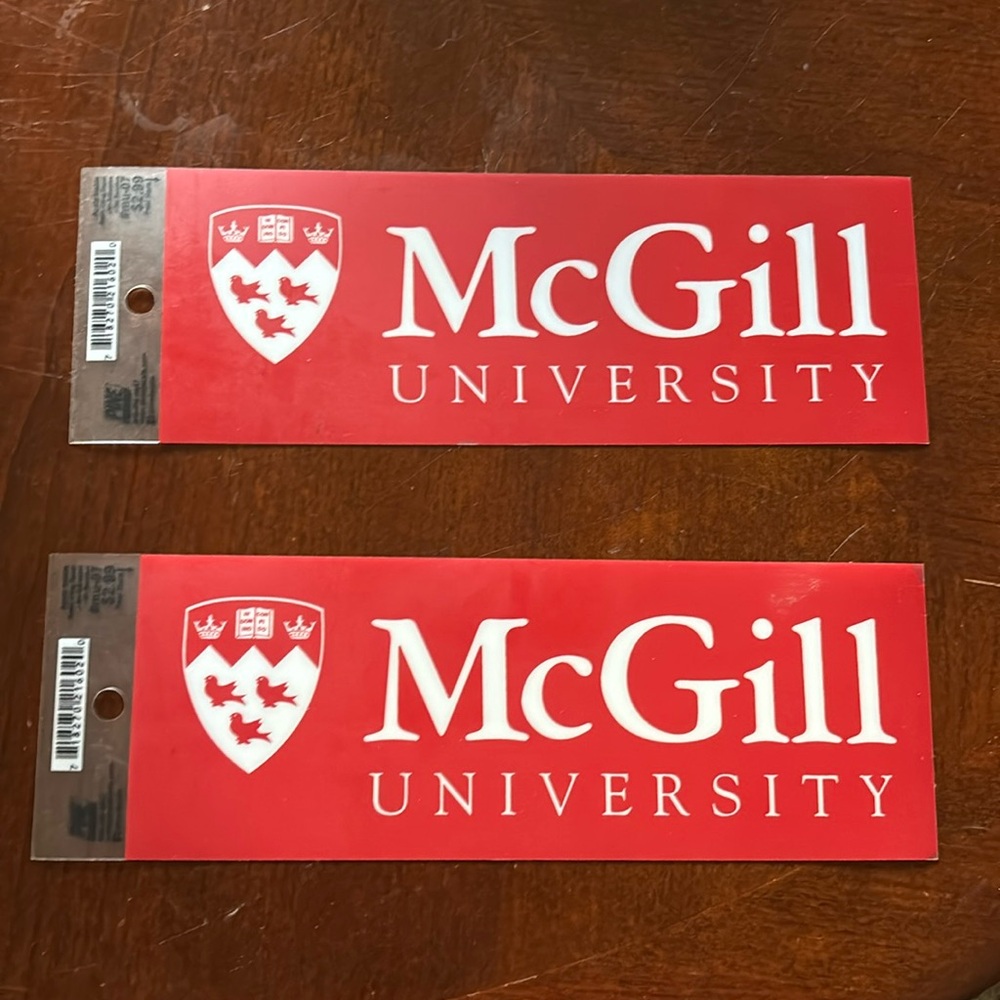 McGill University Window Decals